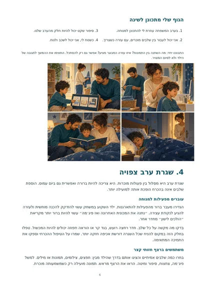 שינה רגועה יותר — עמוד 6